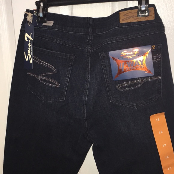 Seven7 Skinny Ankle Jeans Size 12 - Picture 2 of 5